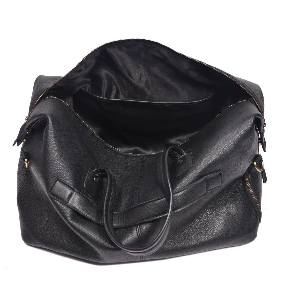 Executive Dutch Leather Duffel Bag Men - denverleathercraft