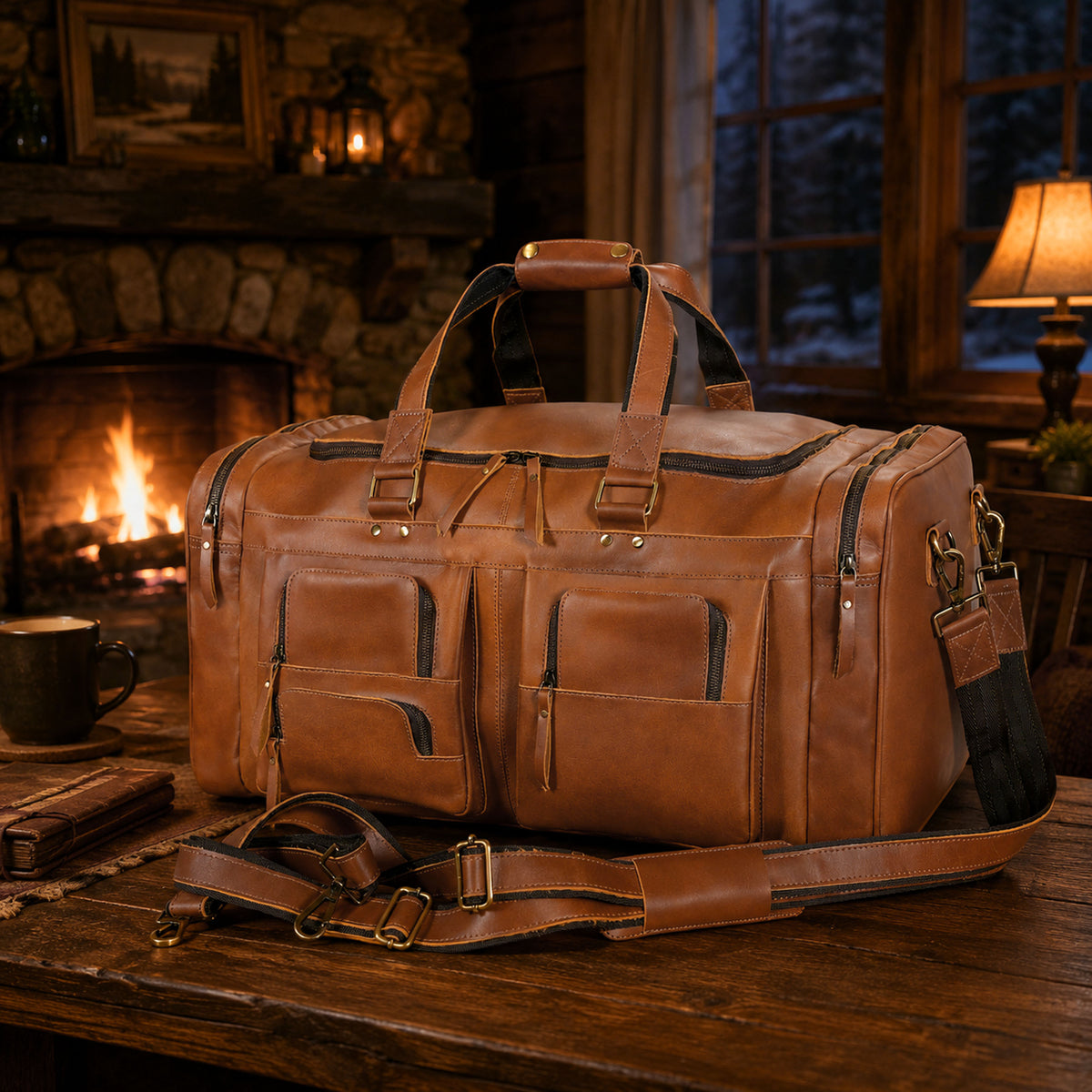 Buffalo Leather Duffel