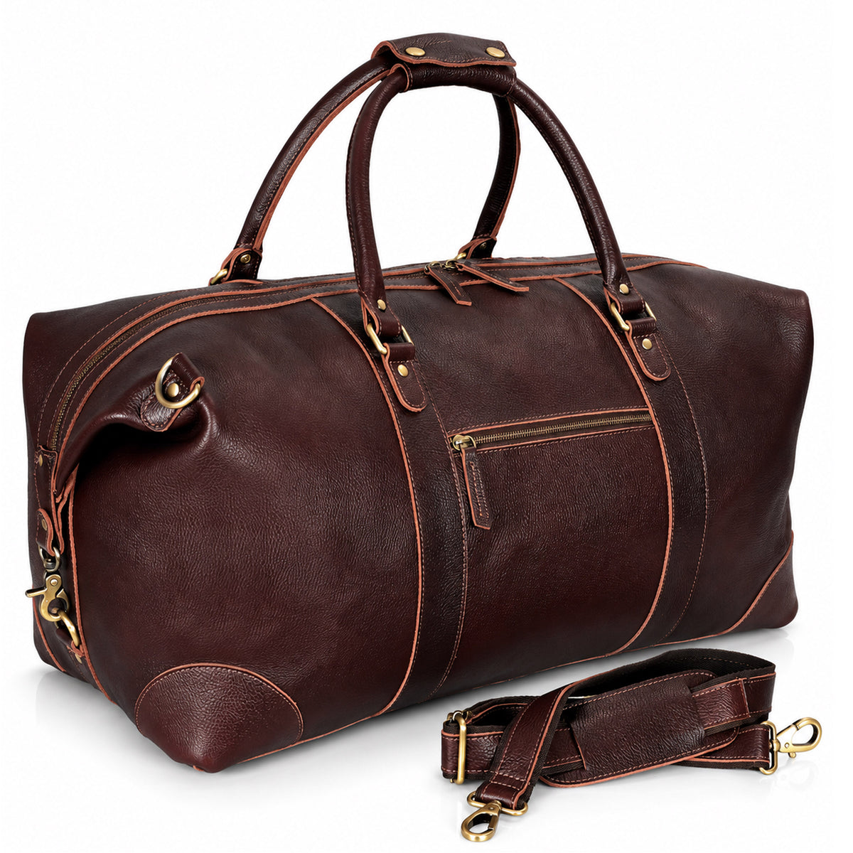 DUTCH LEATHER DUFFEL BAG MEN