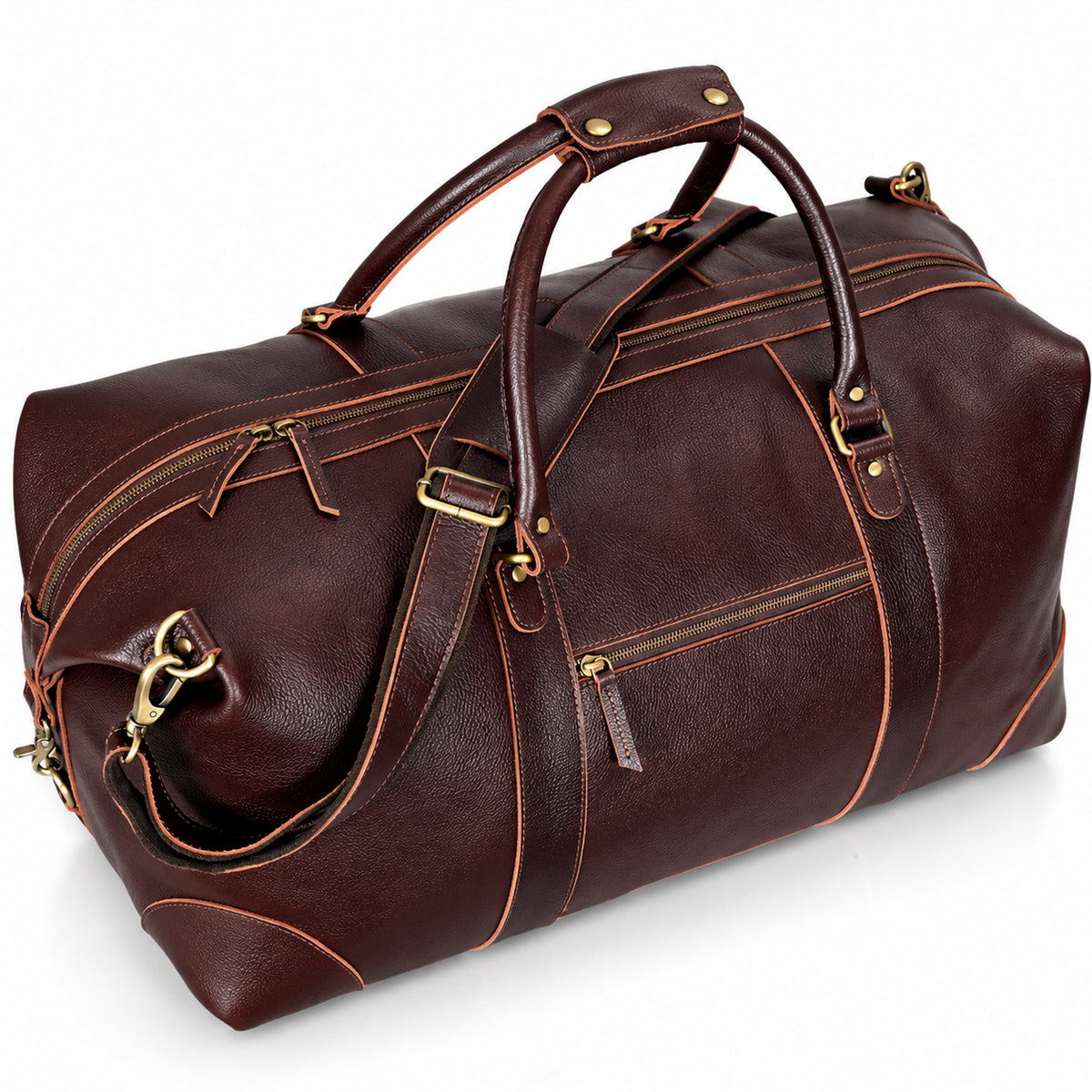 DUTCH LEATHER DUFFEL BAG MEN