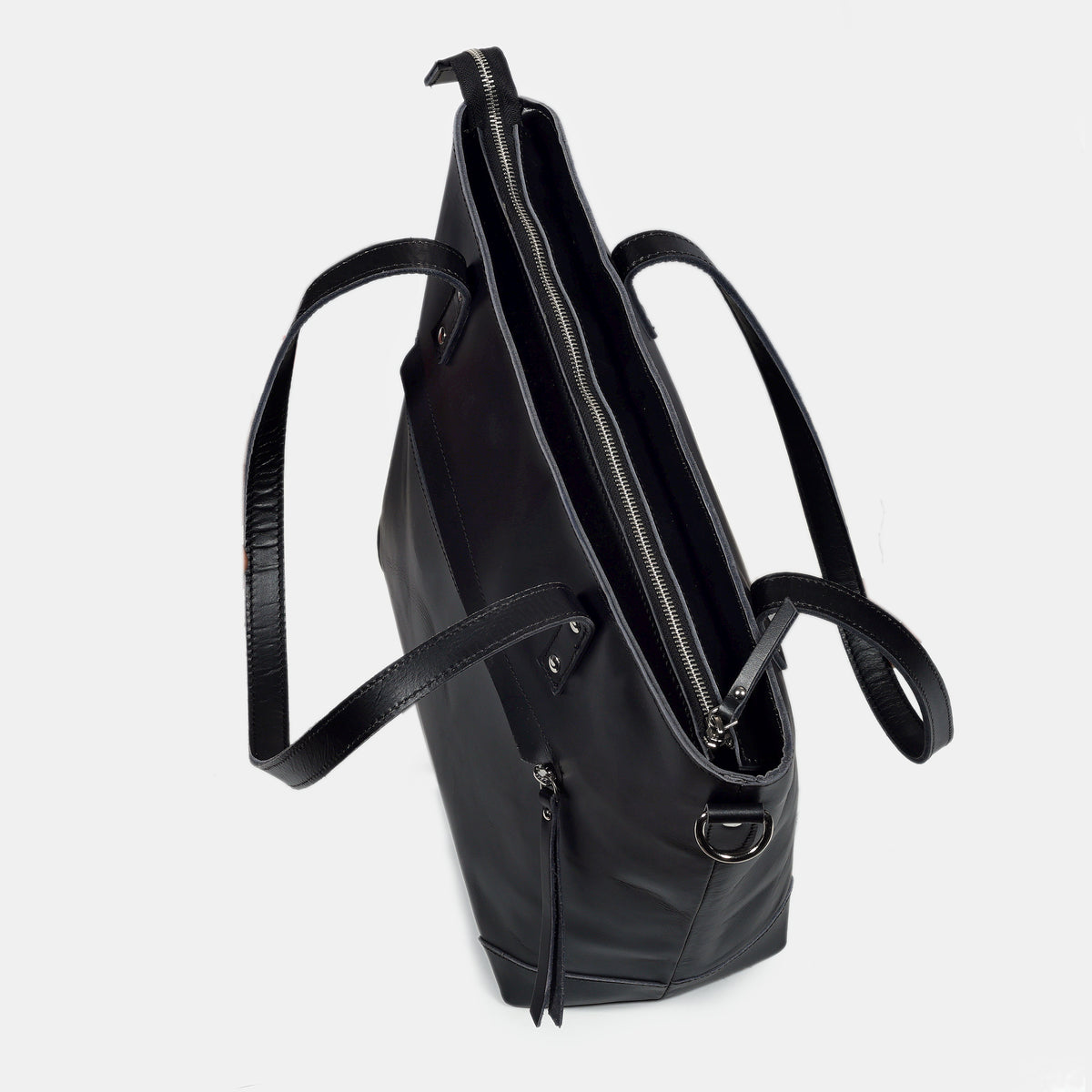 MARILYN BUFFALO LEATHER TOTE BAG - denverleathercraft