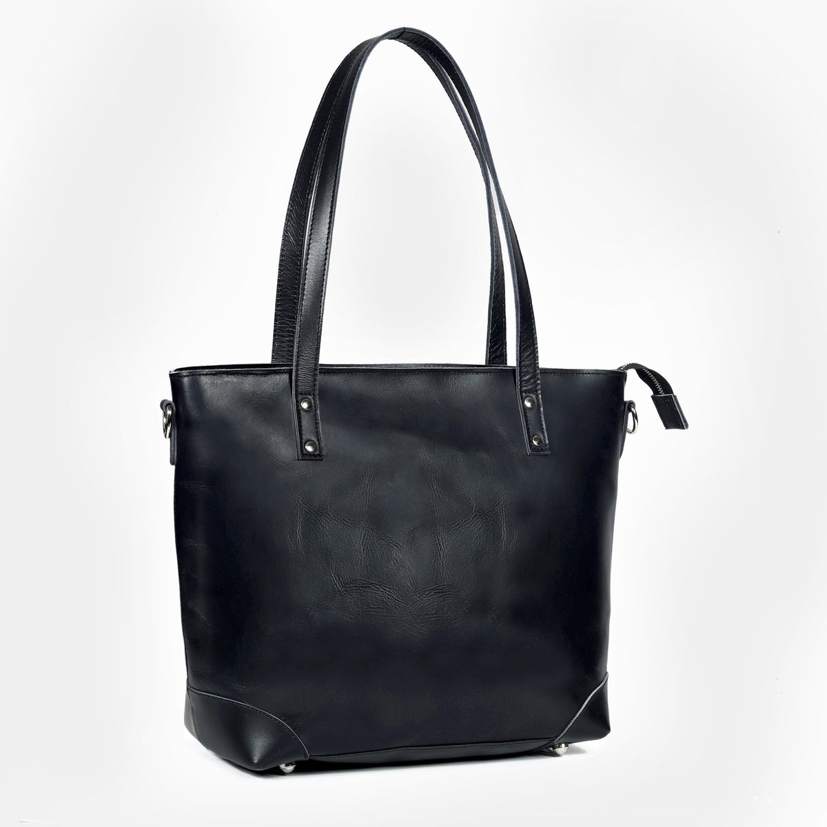 MARILYN BUFFALO LEATHER TOTE BAG - denverleathercraft