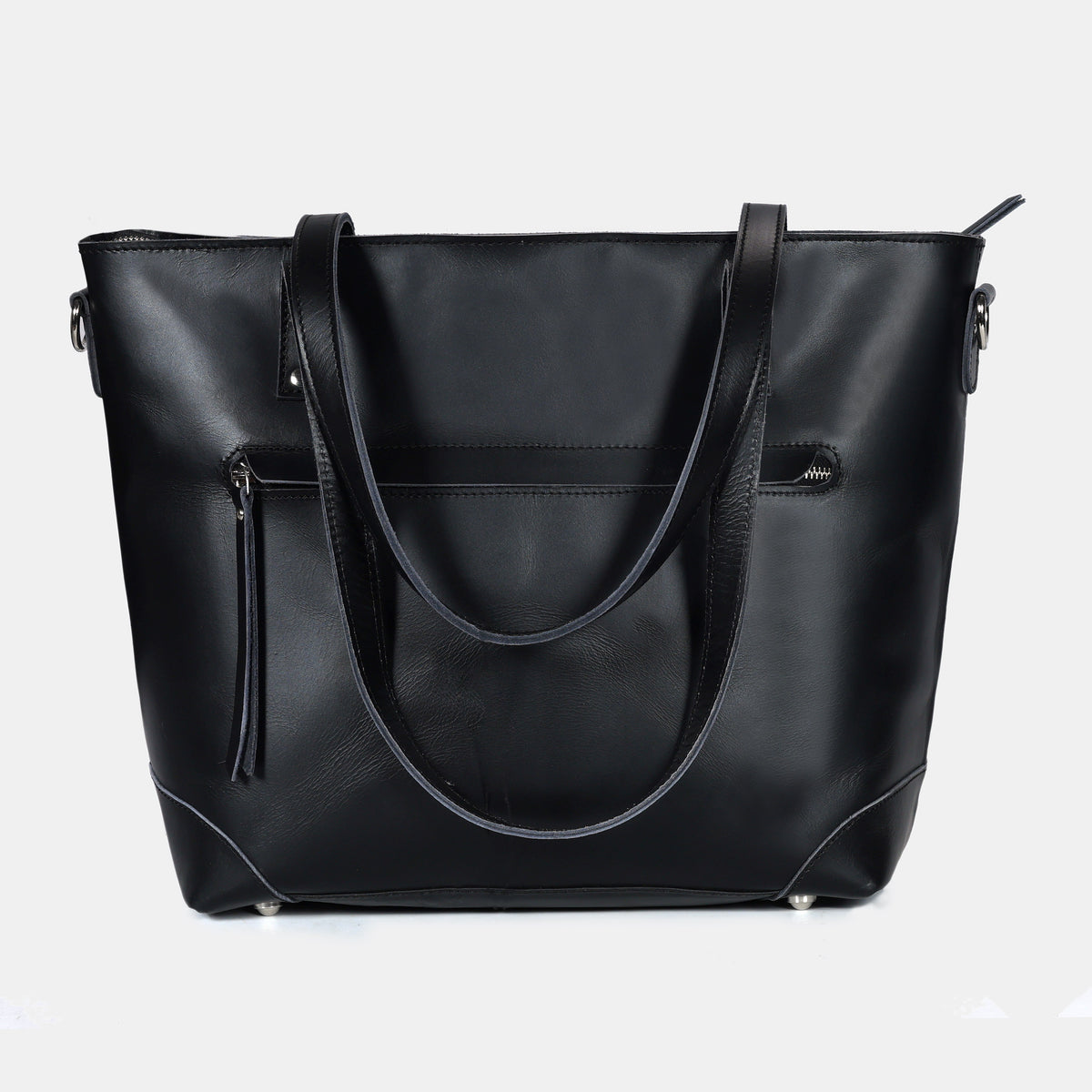 MARILYN BUFFALO LEATHER TOTE BAG - denverleathercraft