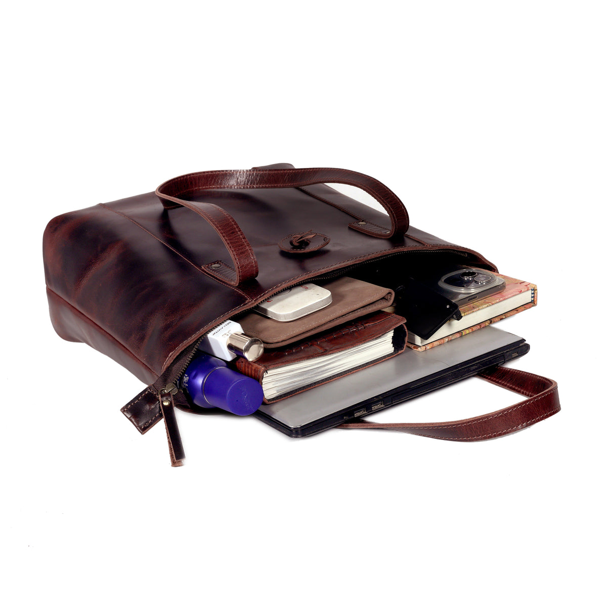 Savannah Almost Perfect Leather Tote Bag