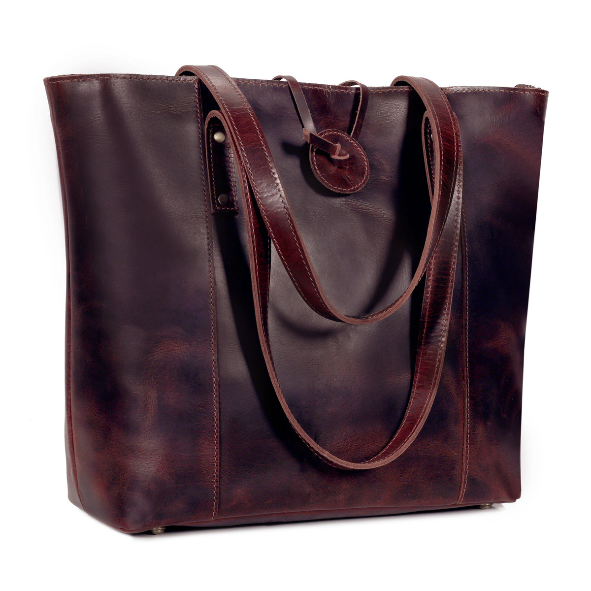 Savannah Almost Perfect Leather Tote Bag