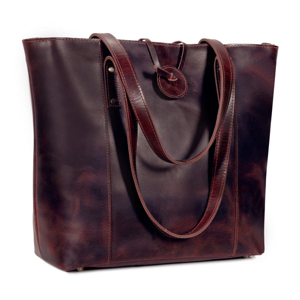 Savannah Almost Perfect Leather Tote Bag