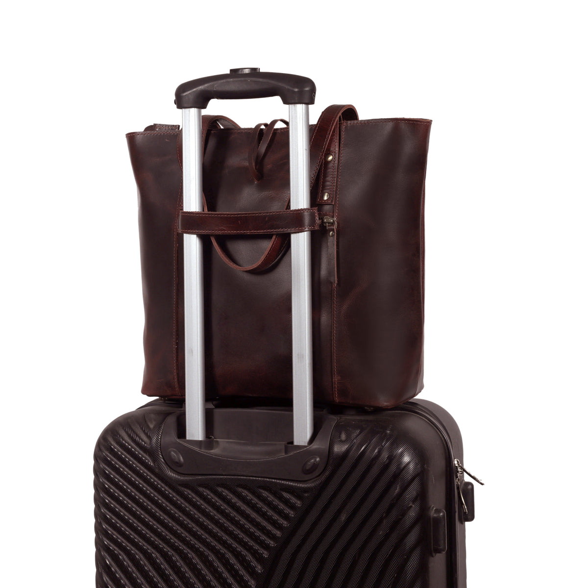 Savannah Almost Perfect Leather Tote Bag