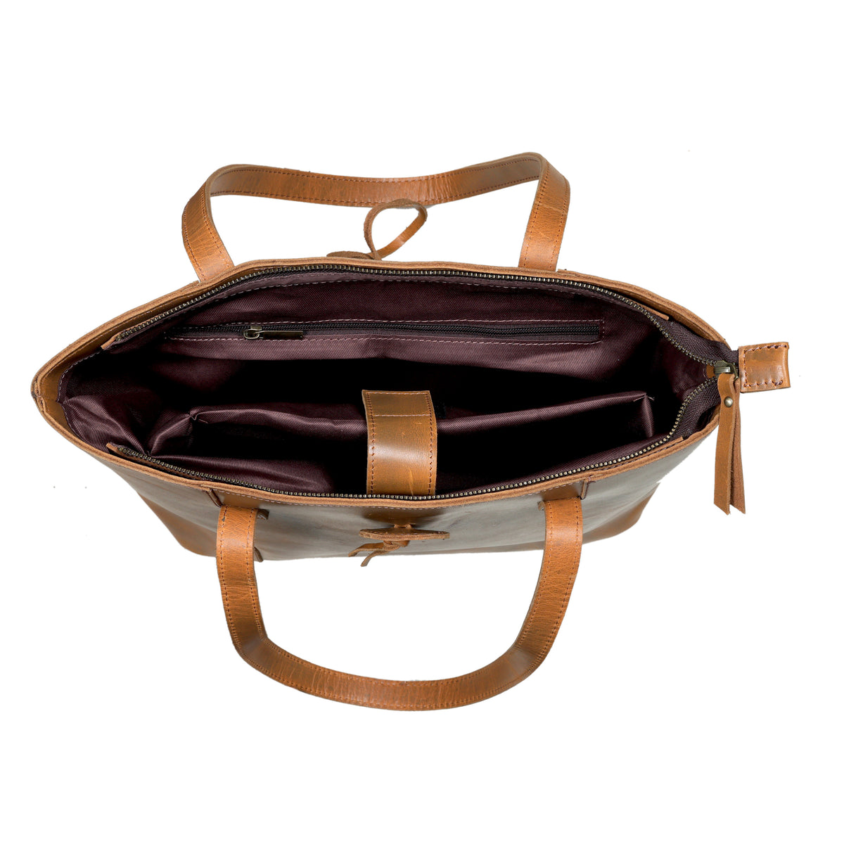 Savannah Almost Perfect Leather Tote Bag