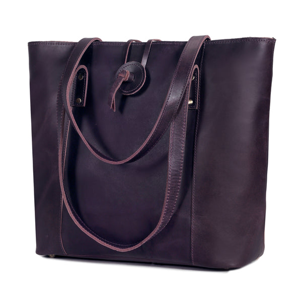 Savannah Almost Perfect Leather Tote Bag