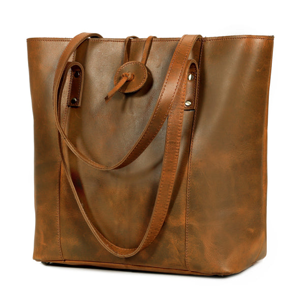 Savannah Almost Perfect Leather Tote Bag