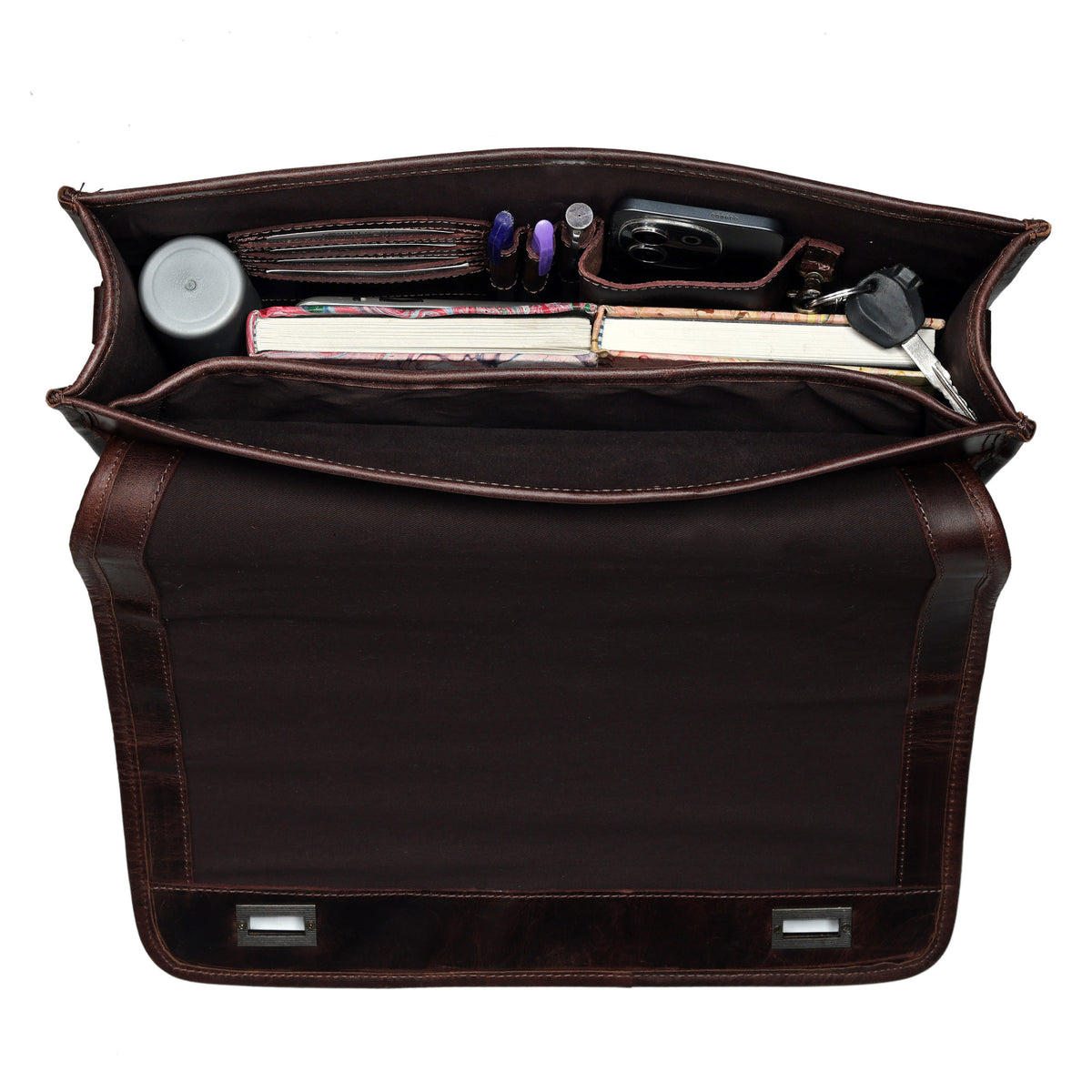 Captain Leather Messenger Bag