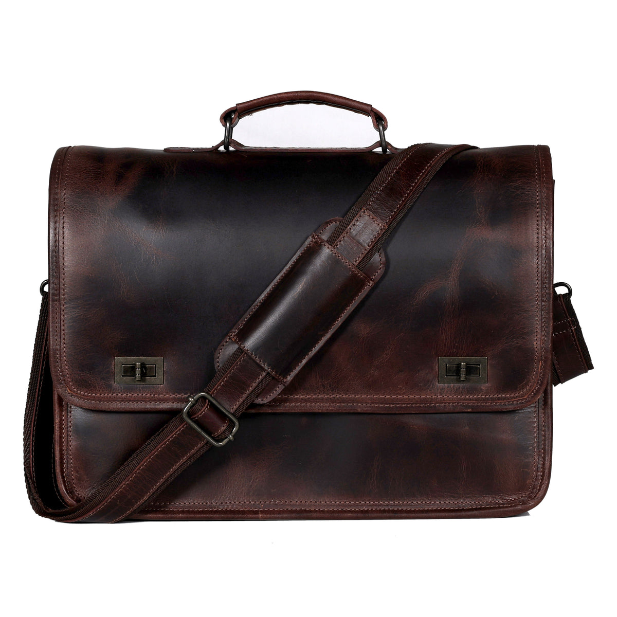 Captain Leather Messenger Bag