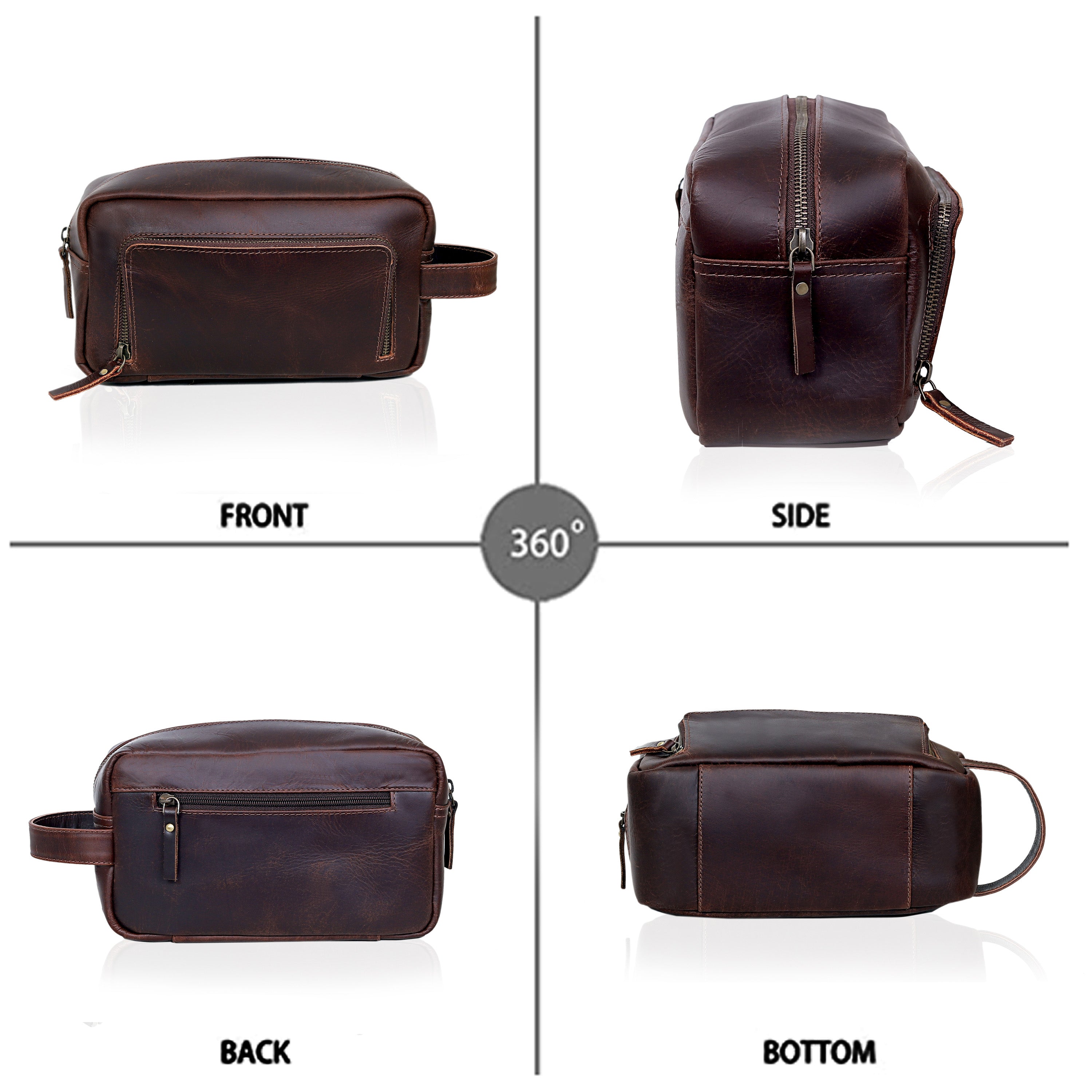 Roosevelt Buffalo Leather Duffle Bag | The Leather Farm
