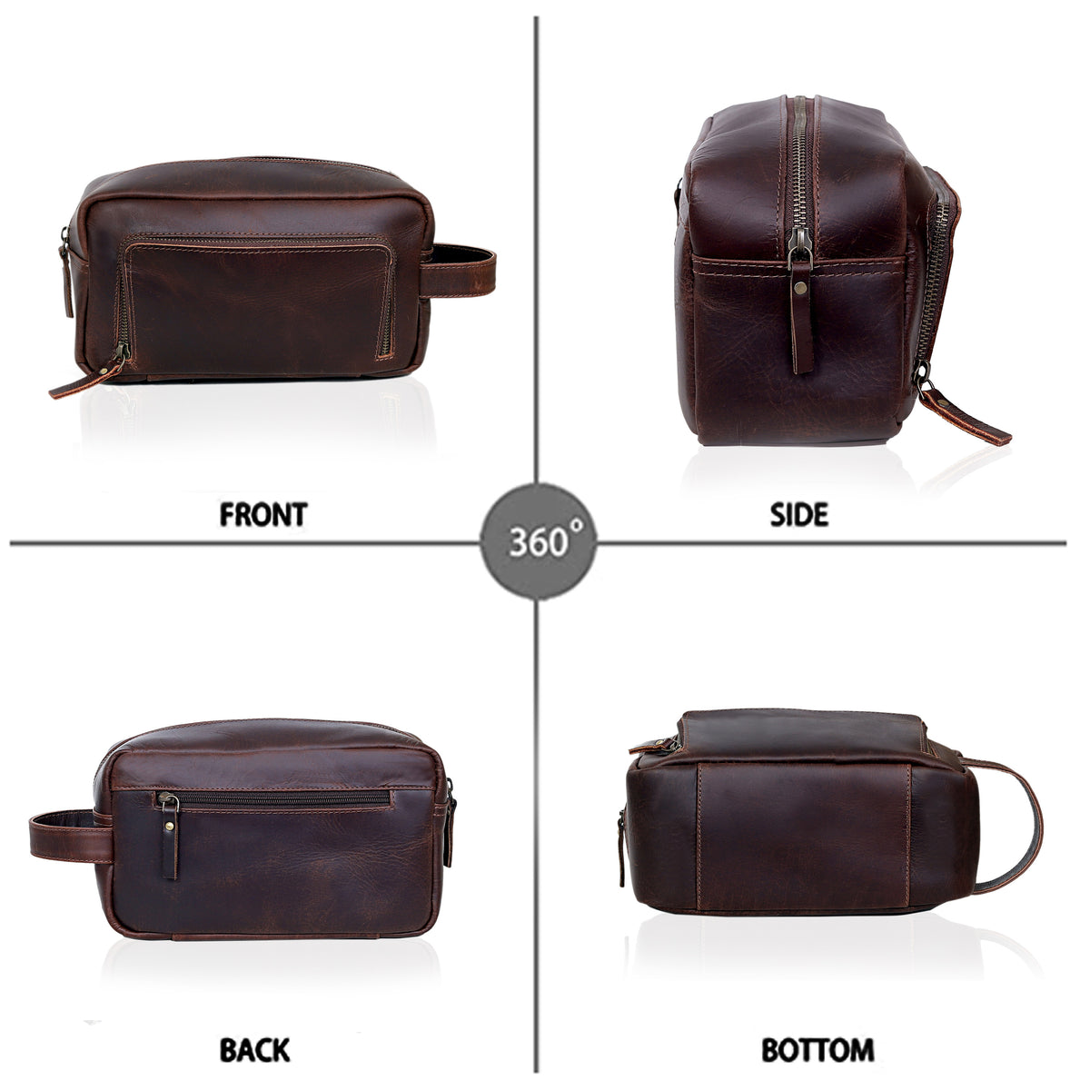 Lincoln Buffalo Duffle Combo - denverleathercraft