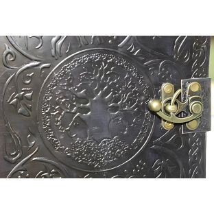 Yukon Large Tree of Life Leather Journal Diary - denverleathercraft