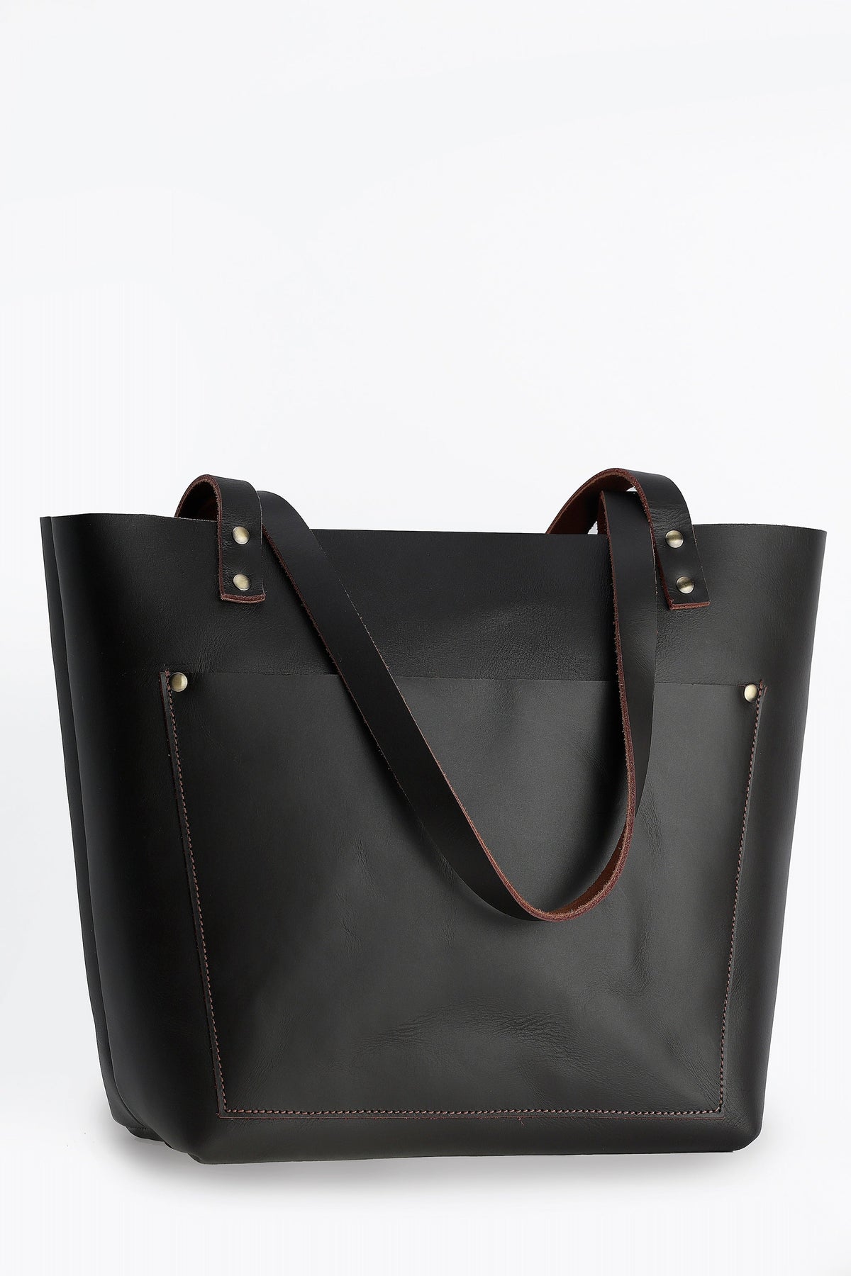 Classic Leather Tote Bag - denverleathercraft