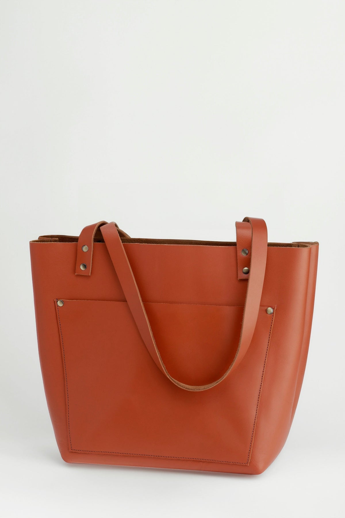 Classic Leather Tote Bag - denverleathercraft