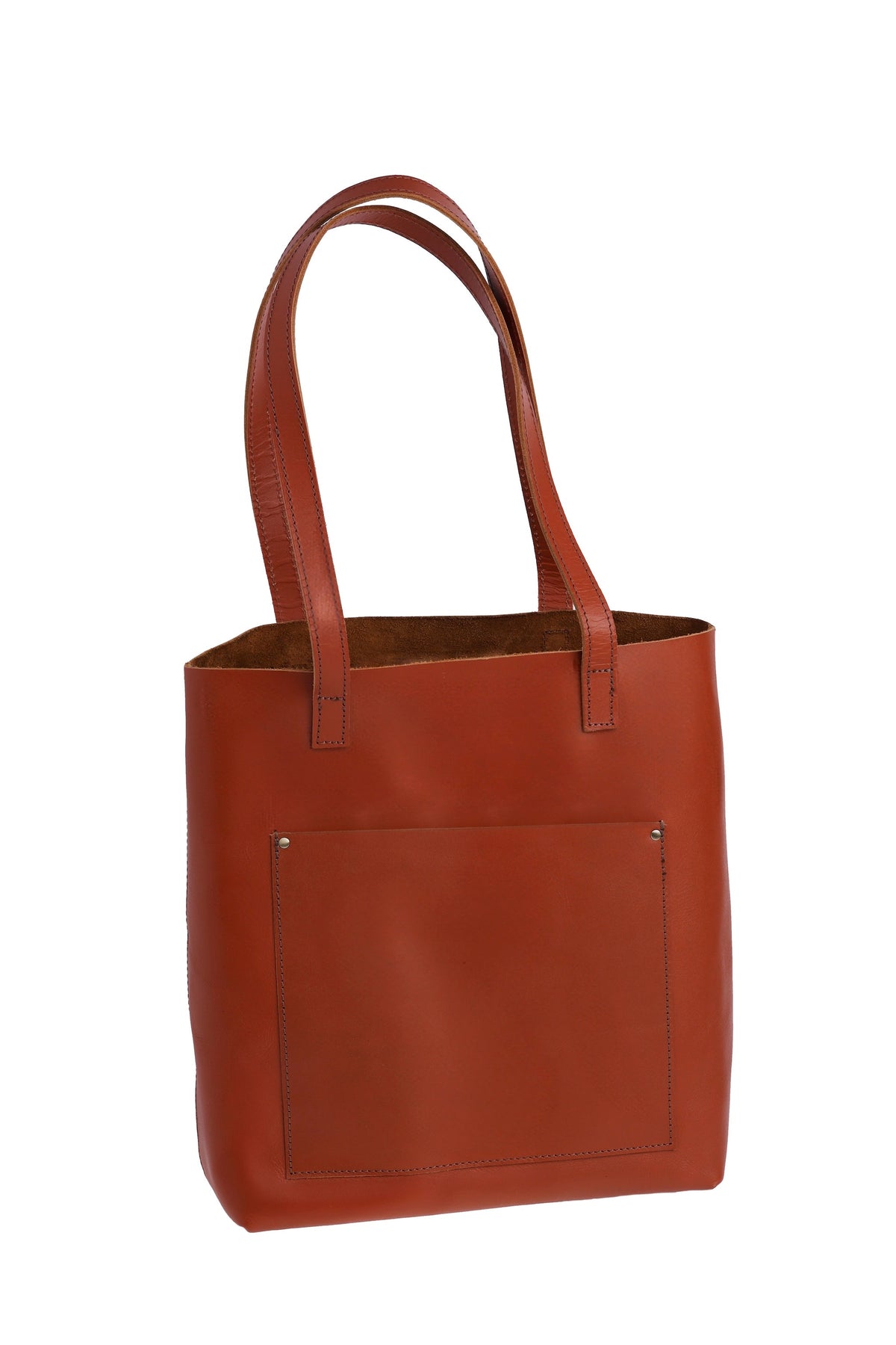 Classic Leather Tote Bag - denverleathercraft