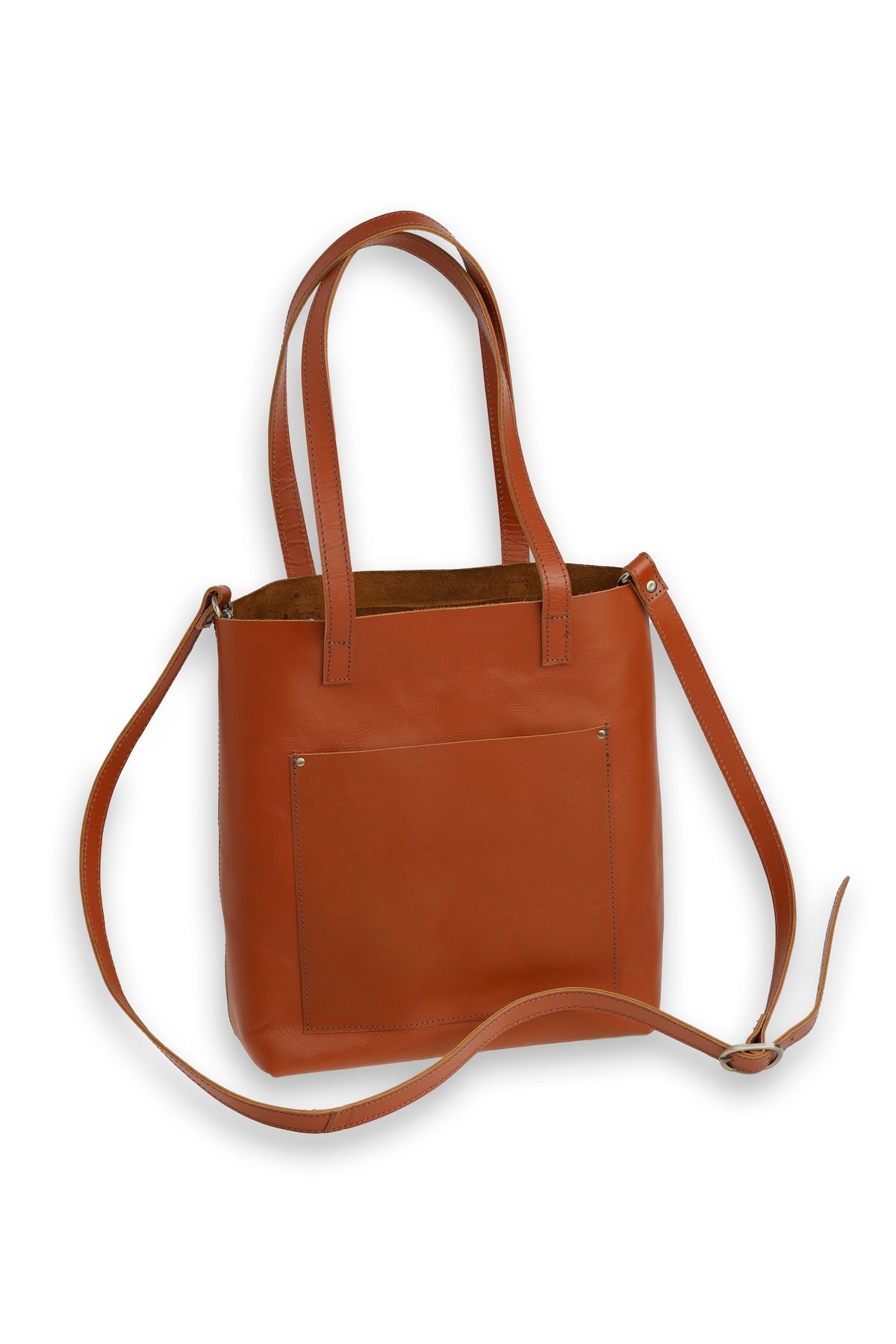 Classic Leather Tote Bag - denverleathercraft