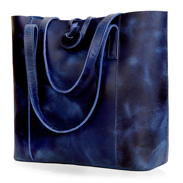 SEINNA LEATHER TOTE BAG - denverleathercraft