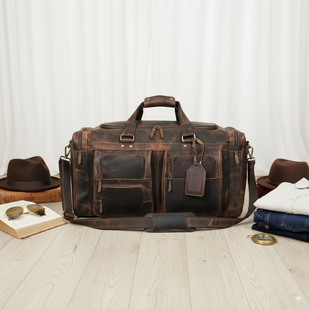 Buffalo Leather Duffel