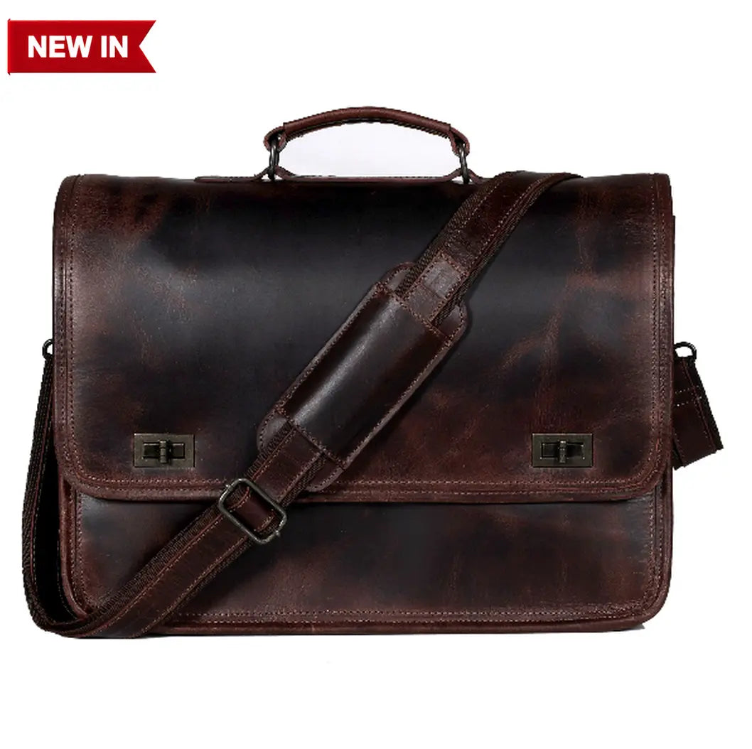 Captain Leather Messenger Bag