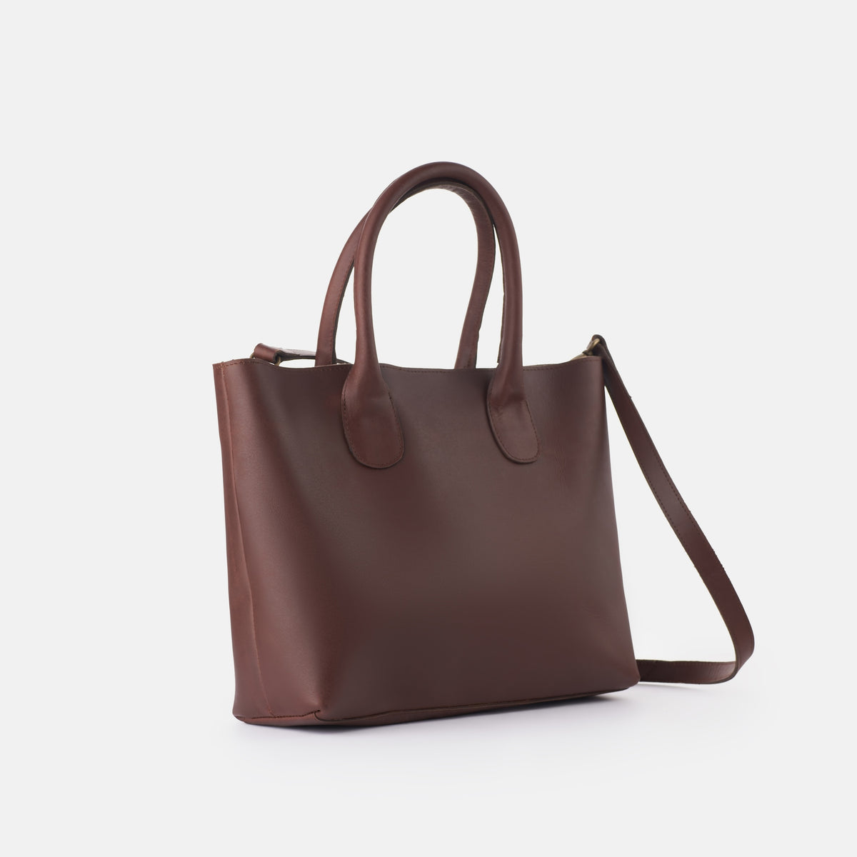 Brown Leather Tote Bag