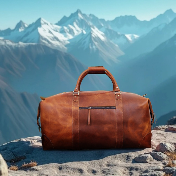 DUTCH LEATHER DUFFEL BAG MEN