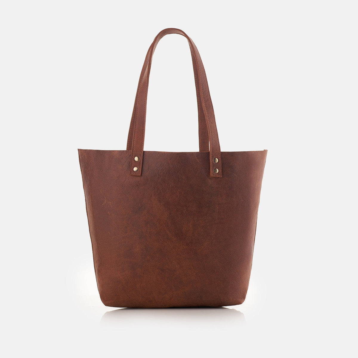 Classic Leather Tote Bag - denverleathercraft