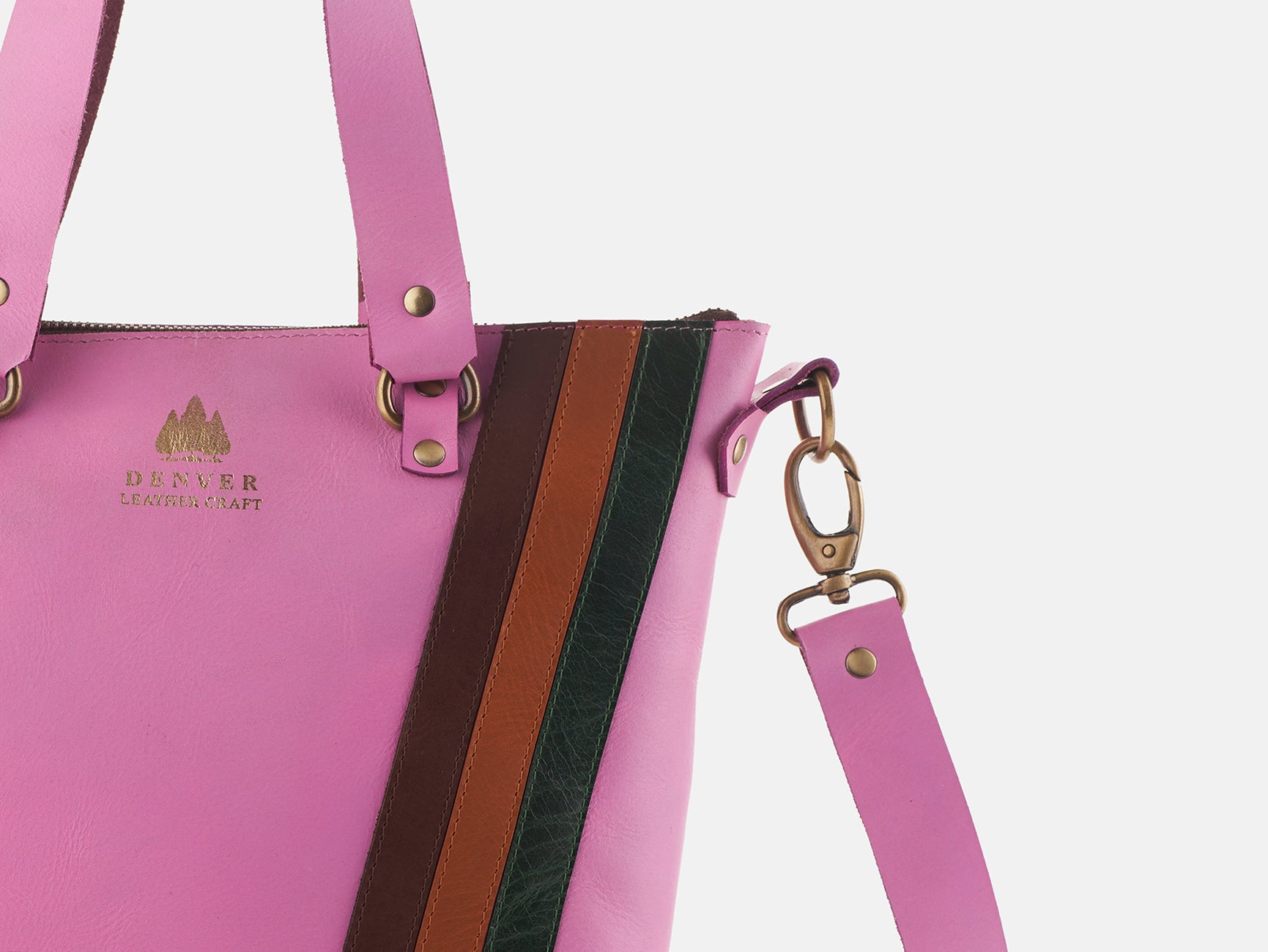 ハンドバッグ Joanna Bag Mini in Brown Leather Leather Mini Hand Bag