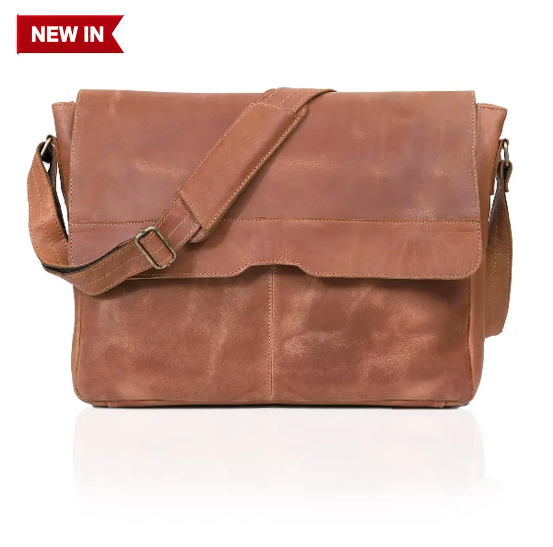 The Executive Leather Messenger Bag