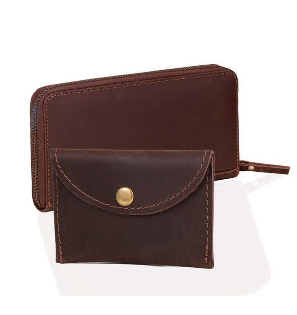 Wallet + Coin Purse - Pink