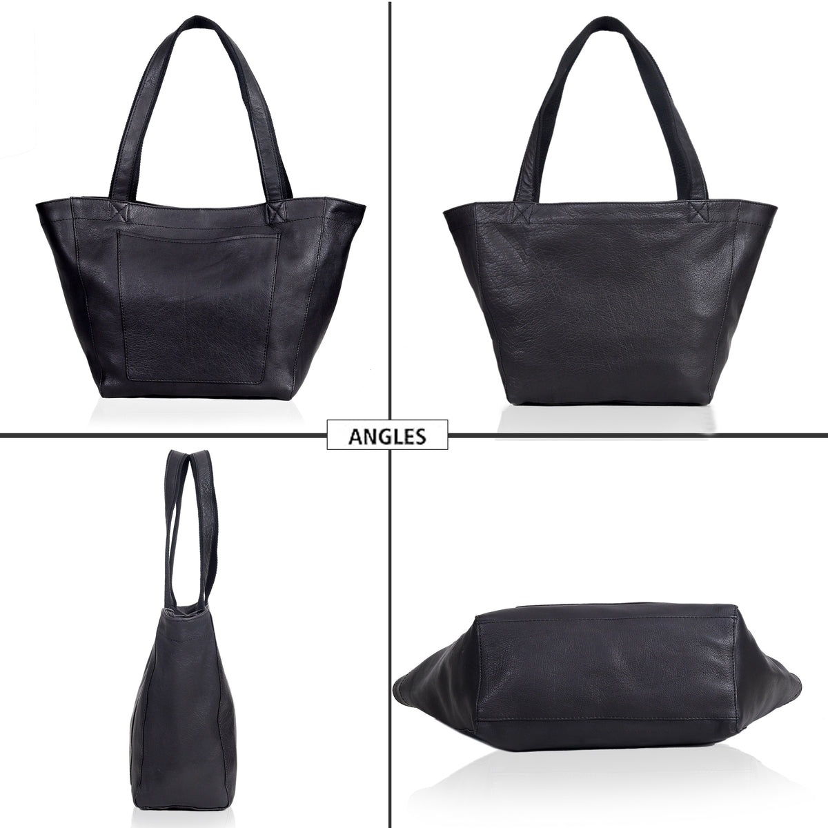 Lorena Leather Tote Bag