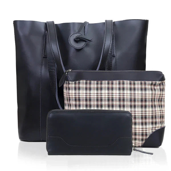 Seinna Leather Tote + Wallet