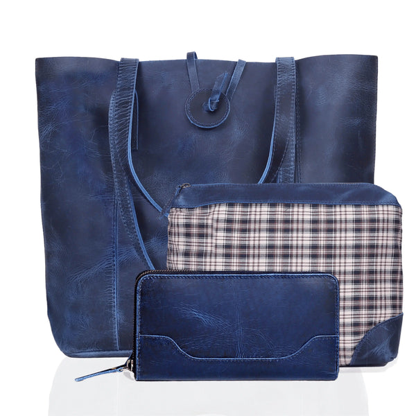 Seinna Leather Tote + Wallet