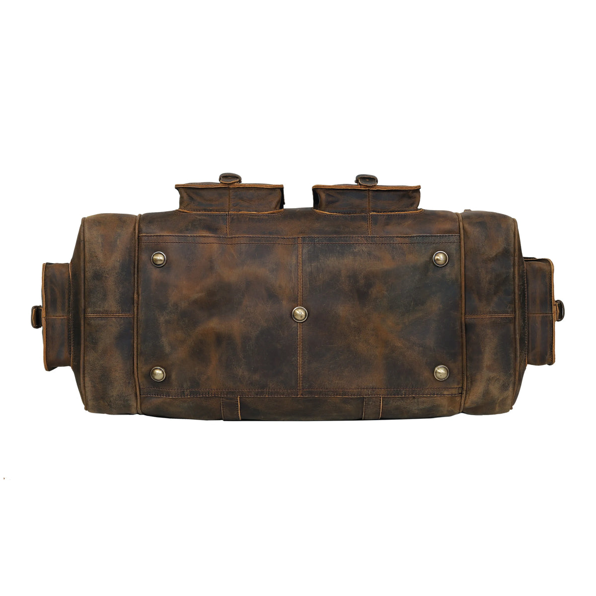 NEW JERSEY LEATHER DUFFEL BAG - denverleathercraft