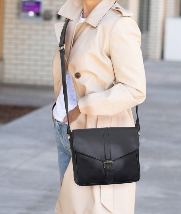 Ashley Leather Crossbody Purse