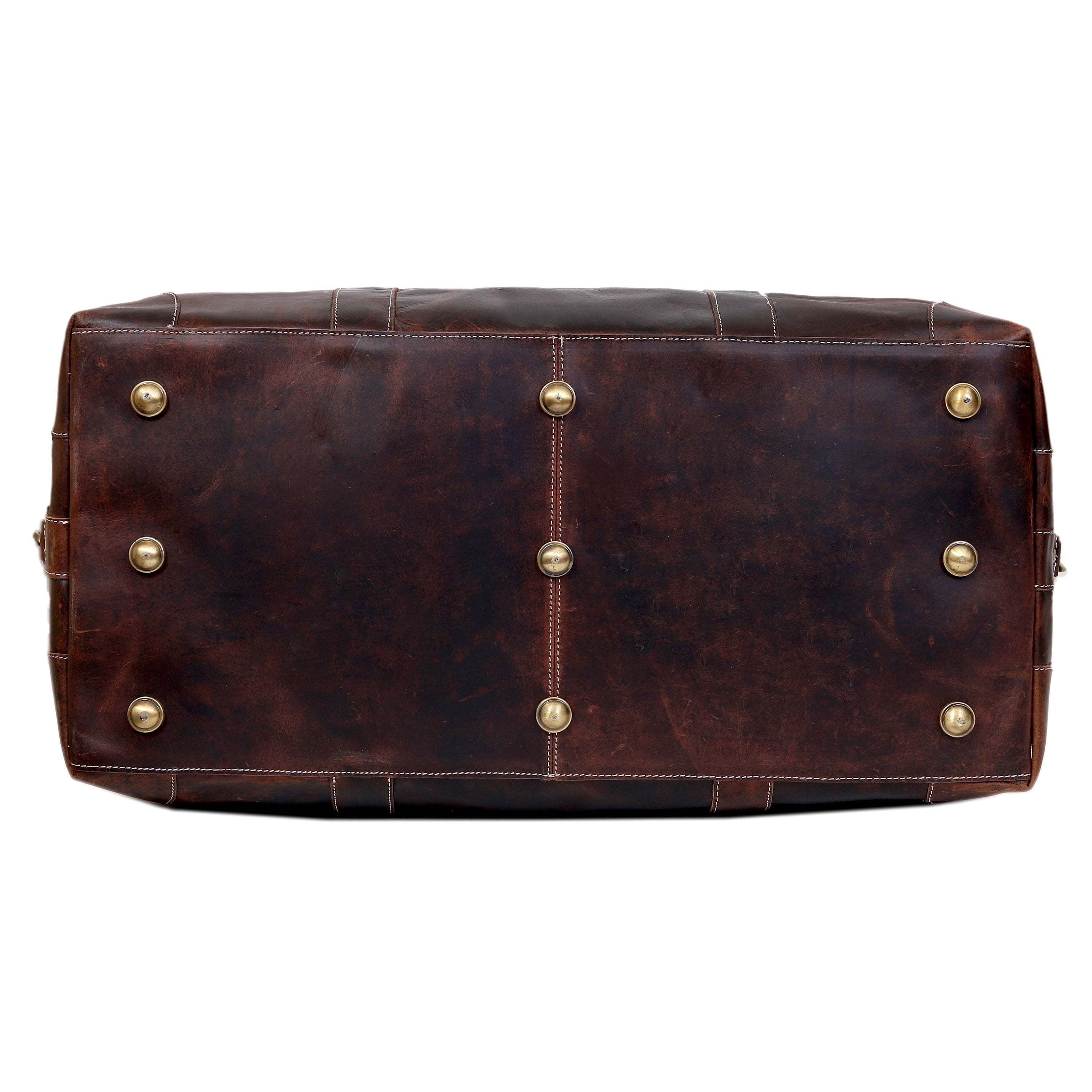 Dutch Brown Leather Duffel Bag for Men | Premium Travel Bag