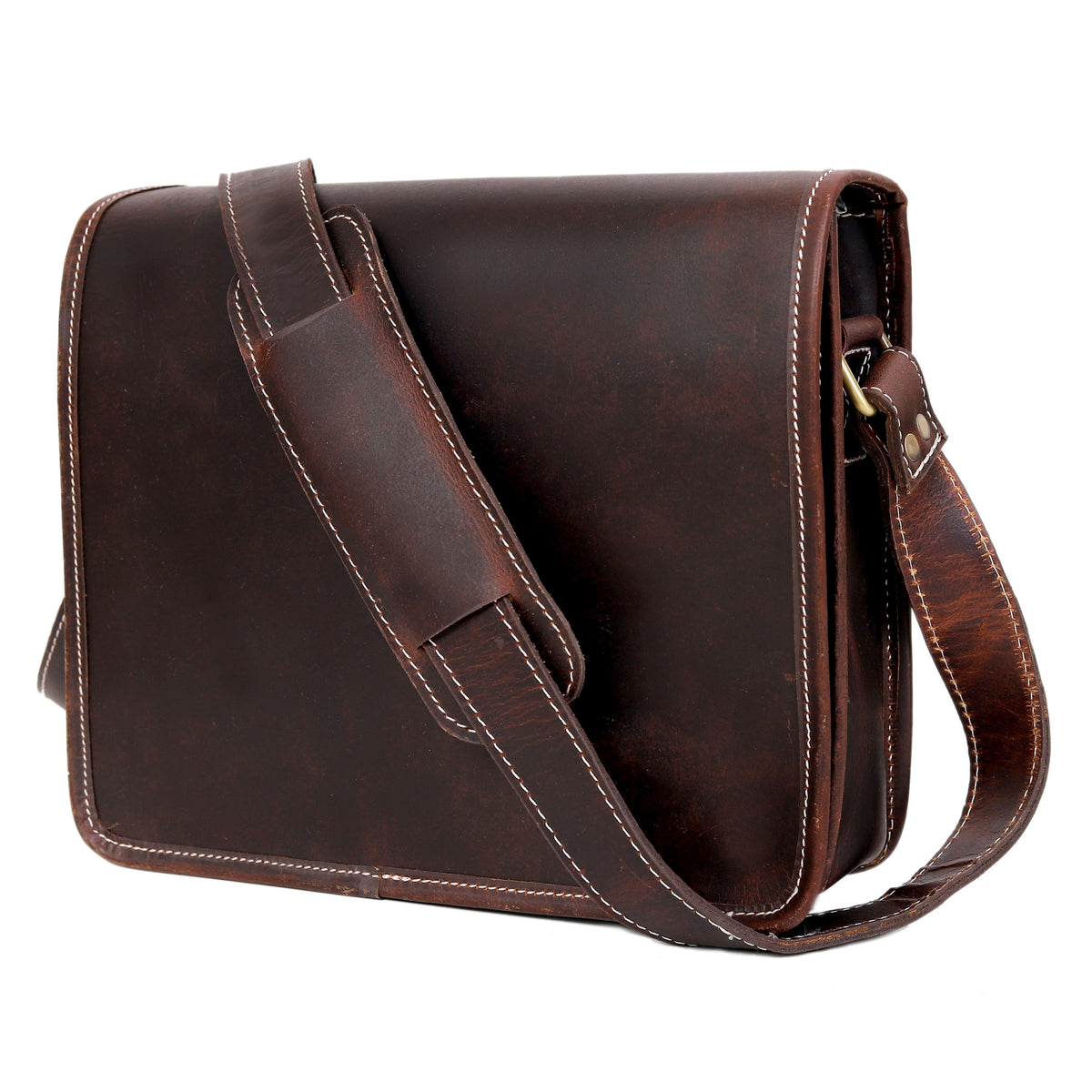 GEORGIA LEATHER CROSSBODY SATCHEL BAG