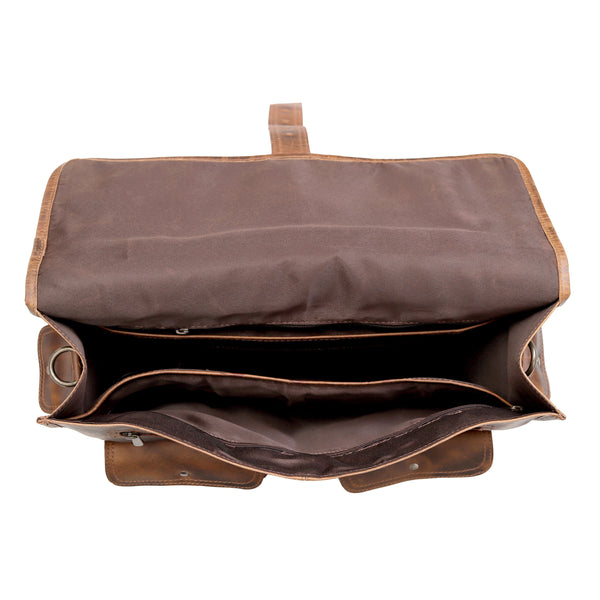 Pilot Leather Messenger Bag