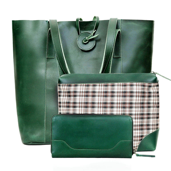 SEINNA LEATHER TOTE BAG