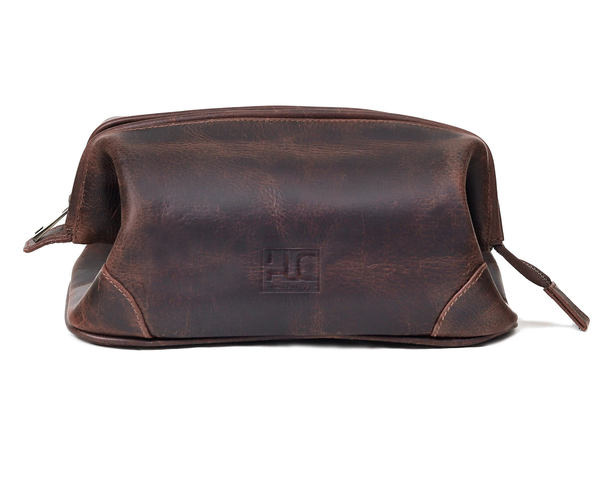 PREMIUM LEATHER TOILETRY DOPP KIT - denverleathercraft