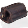 PREMIUM LEATHER TOILETRY DOPP KIT