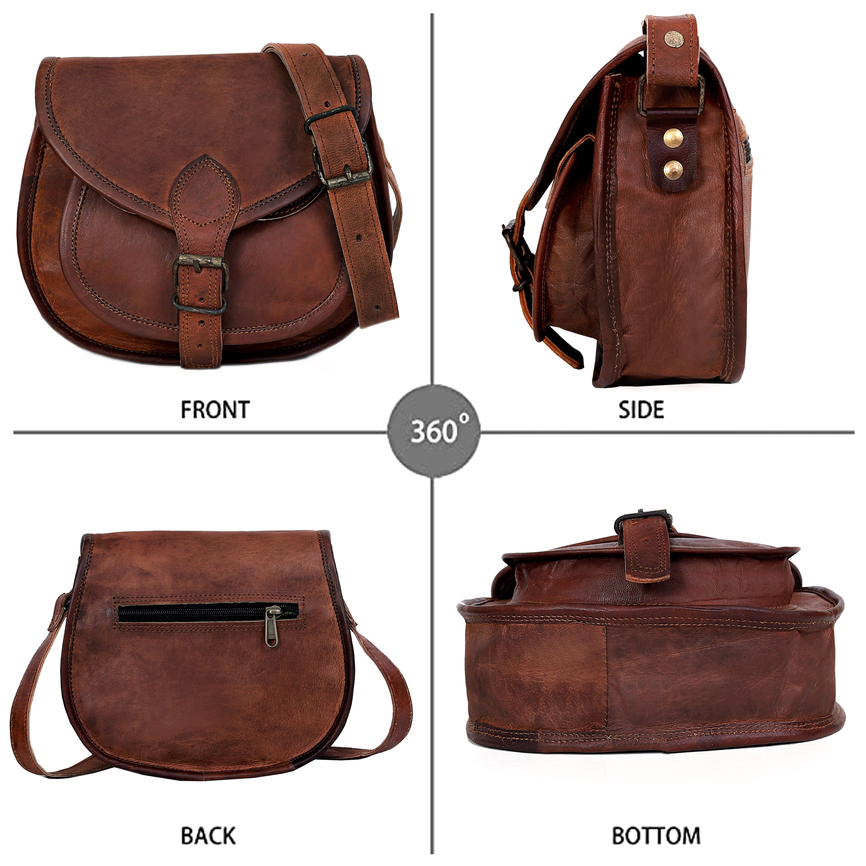 ALLISON LEATHER CROSSBODY PURSE BAG