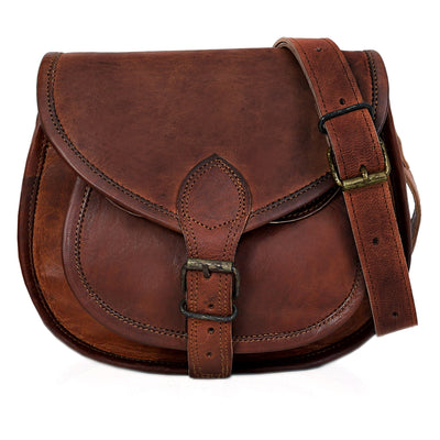 ALLISON LEATHER CROSSBODY PURSE BAG - denverleathercraft