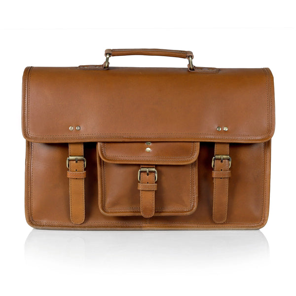 Roosevelt Buffalo Leather Messenger Bag