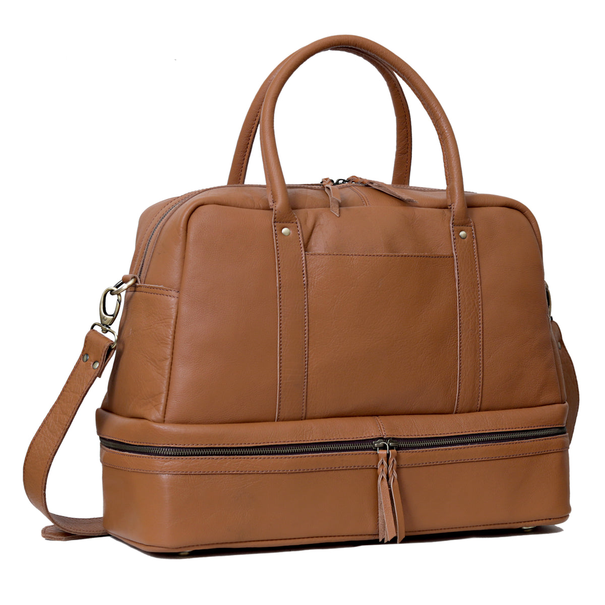 Women Leather Duffle Bag