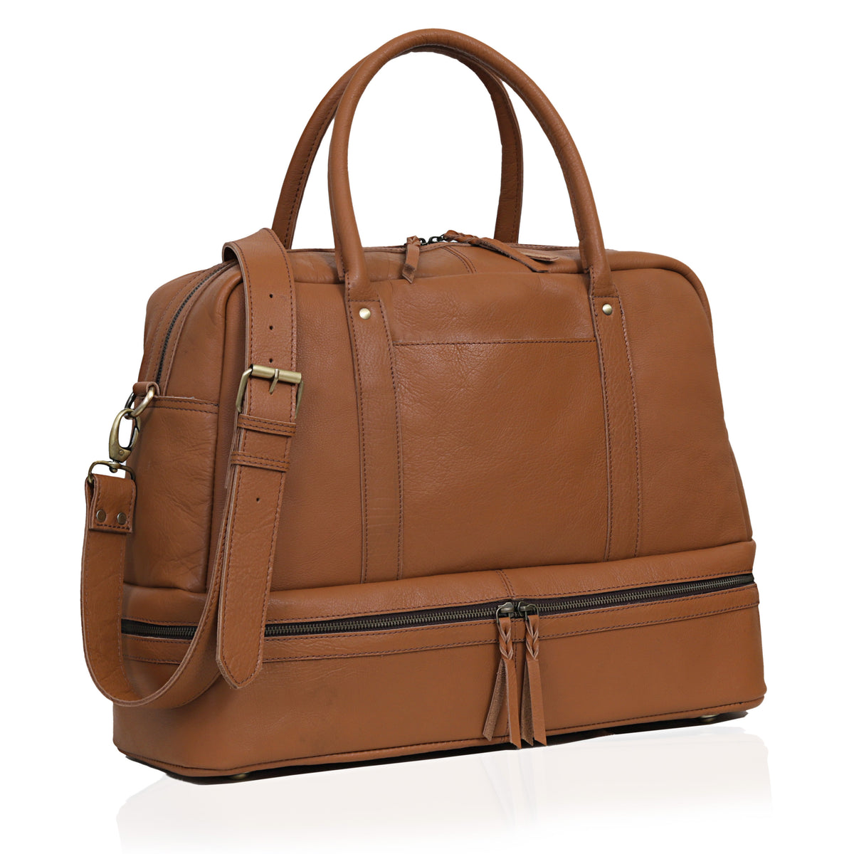 Women Leather Duffle Bag