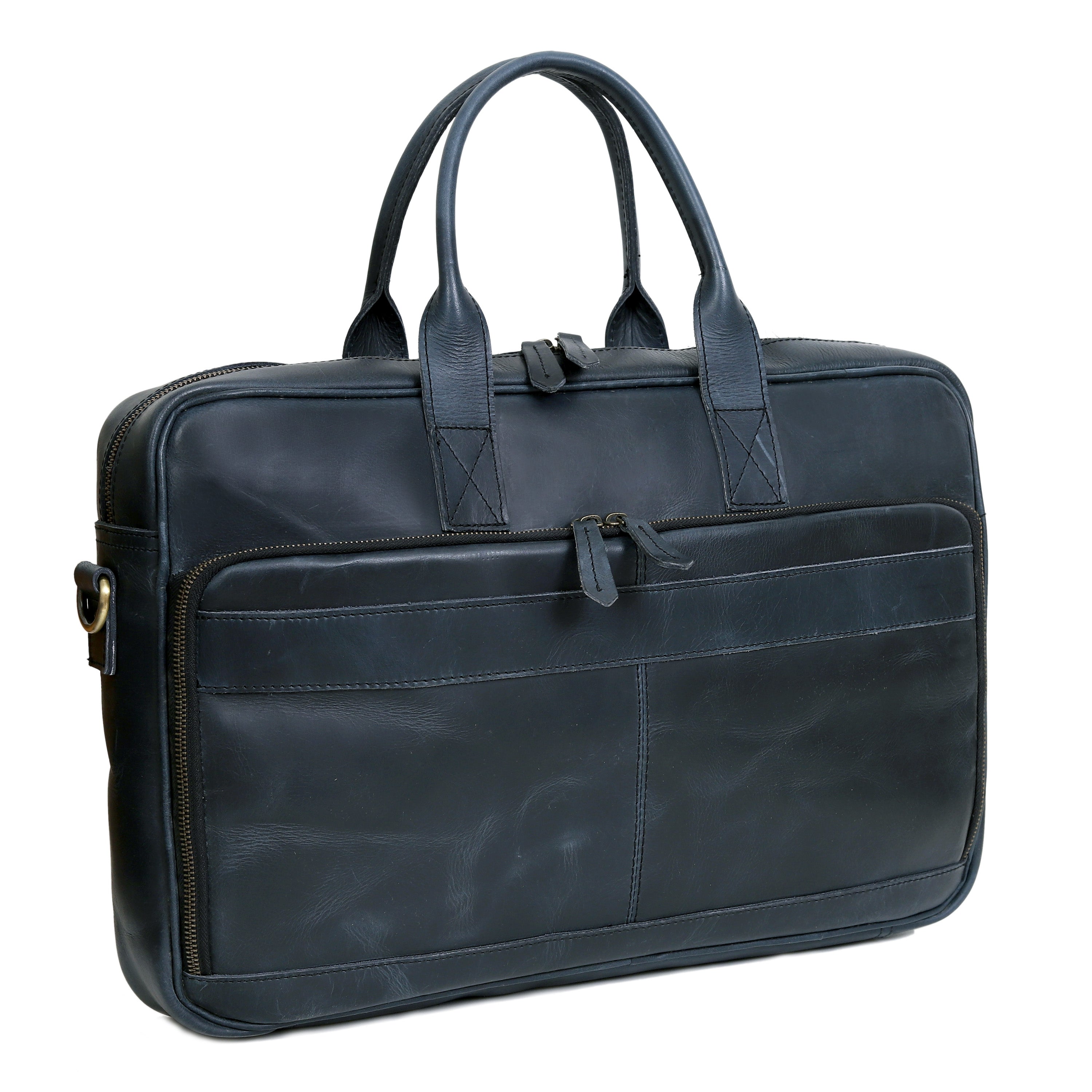 Leather Briefcase | Satchel Laptop Bag | Denver Leather Craft