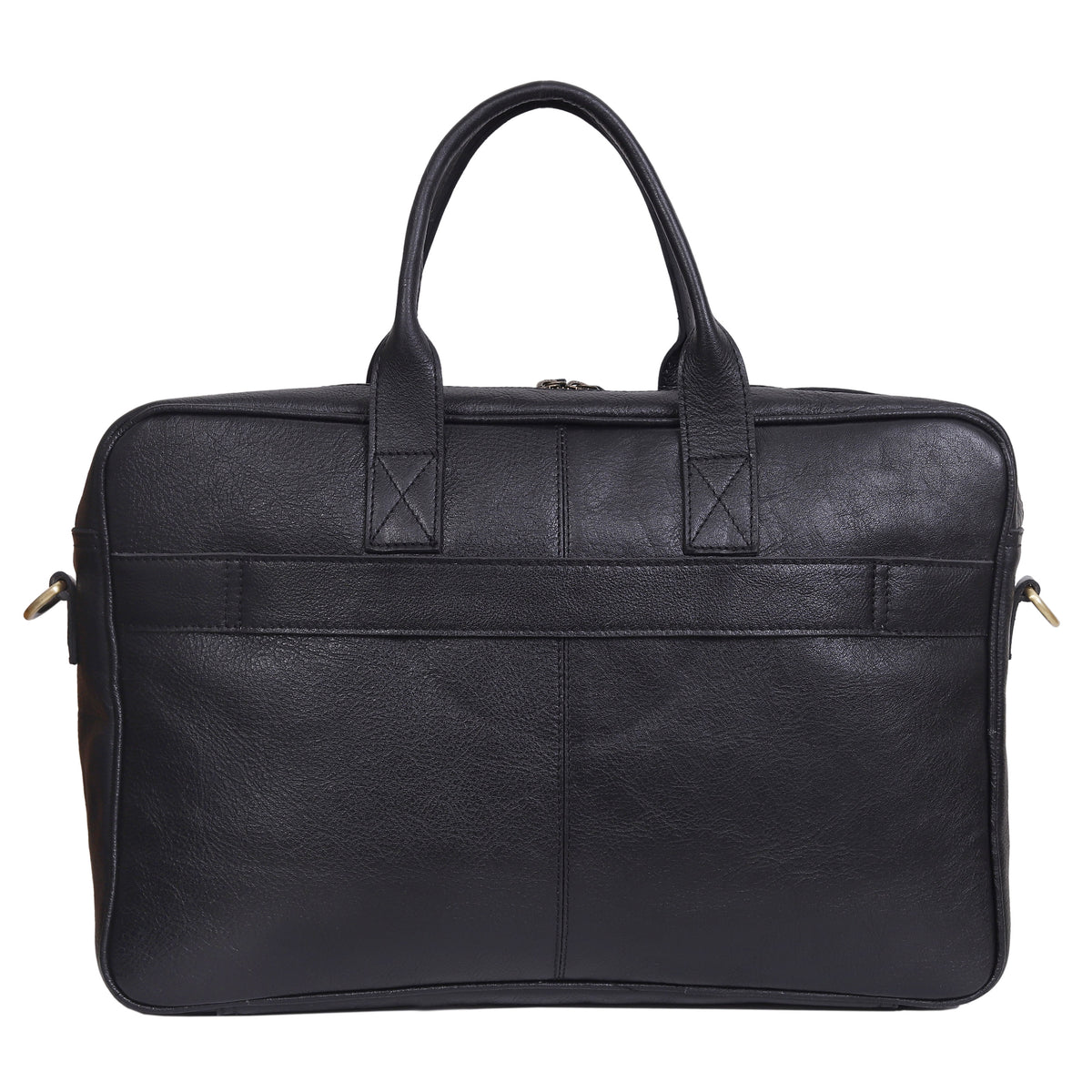 Genuine Leather Travel And Work Combo Set - Black - denverleathercraft
